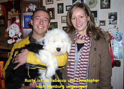 Rusty ist zu Rebecca und Christopher
nach Hamburg umgezogen!