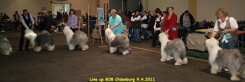 Line up BOB Oldenburg 9.4.2011