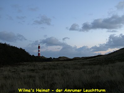 Wilma's Heimat - der Amrumer Leuchtturm