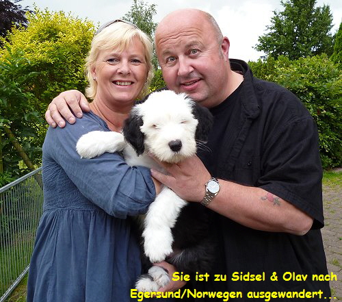 Sie ist zu Sidsel & Olav nach 
Egersund/Norwegen ausgewandert...